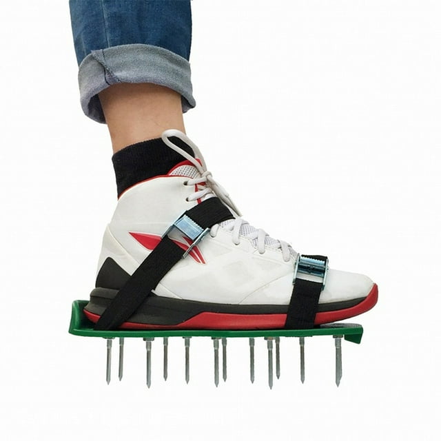 Yeacher Lawn Aerator Shoes Effective Tool for Aerating Yard Soil 2.2