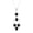 Black Onyx, variant on Black Onyx Pendant 925 Silver Overlay Pendant Multi Shape Gemstone With 18 Inches Chain Jewelry For Women