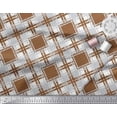 thumbnail image 2 of Soimoi Tissu Satin Modal Diagonal Imprimé Tissu au Mètre 42 Pouces de Large, 2 of 5