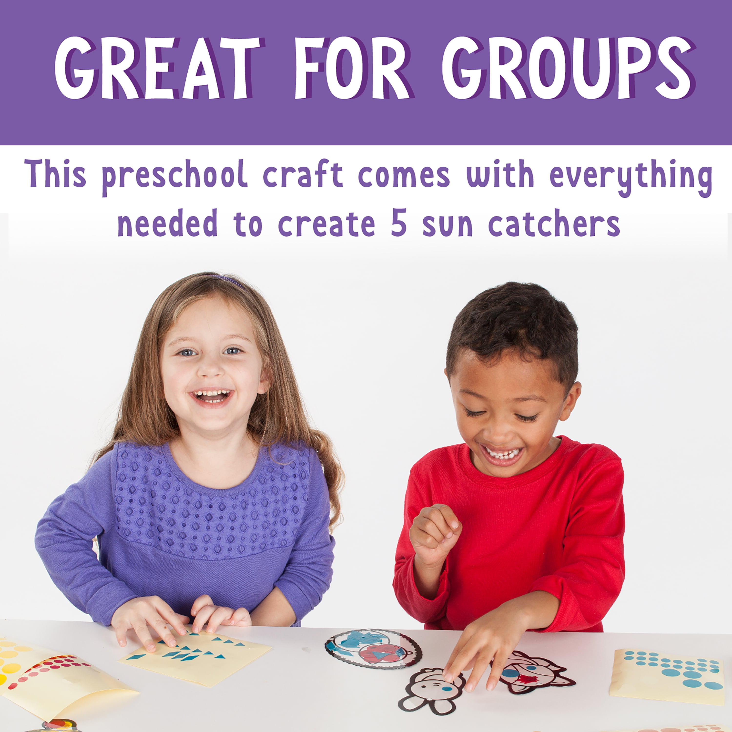 Creativity for Kids Stickers Suncatchers Kit attrape-soleil pour
