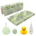 thumbnail image 1 of Bath Kneeler and Elbow Kneeling Rest Pad Set for Baby Bathing – Waterproof Soft Memory Foam Mat Organizer Pockets Quick Drying Foldable Non-Slip for Baby & Toddler Bath Time Toys Sponge Cloth (Floral), 1 of 7