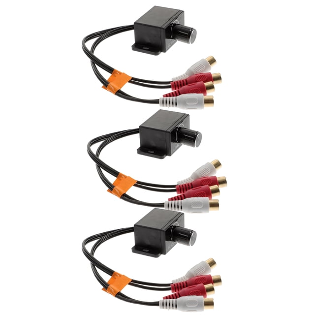 BALAHAPY 3Ud Controles De Audio Para Subwoofer Con Y Alta Sensibilidad Para Car Audio