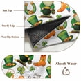 thumbnail image 6 of Round Rug 4Ft Washable Non-Slip, Saint Patrick's Day Circle Area Rugs for Living Room Bedroom, Gnomes Hats Boots Clovers Leaves Indoor Floor Mats Carpet Runner for Home Decor Aesthetic, 6 of 8
