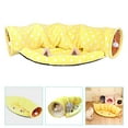 thumbnail image 1 of TEHAUX Tube de Jeu Lapin Flanelle Tunnels Cache Jouets pour Hamsters 1Ensemble, 1 of 8
