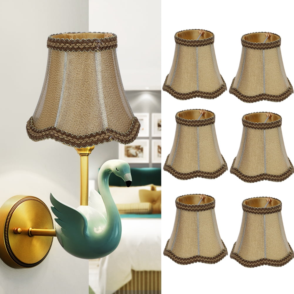 ESTINK Wall Light shade, 6Pcs Household Fabric Lampshade Table Lamp