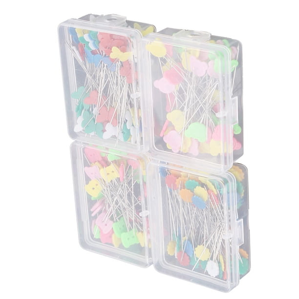 300 piezas de alfileres con cabeza de botón de flor, accesorios de costura para herramientas de acolchado DIY (tipo 1)