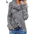 thumbnail image 1 of AIHOME Pull-Over Décontracté à Col Bénitier Ourlet Asymétrique pour Femmes, 1 of 1