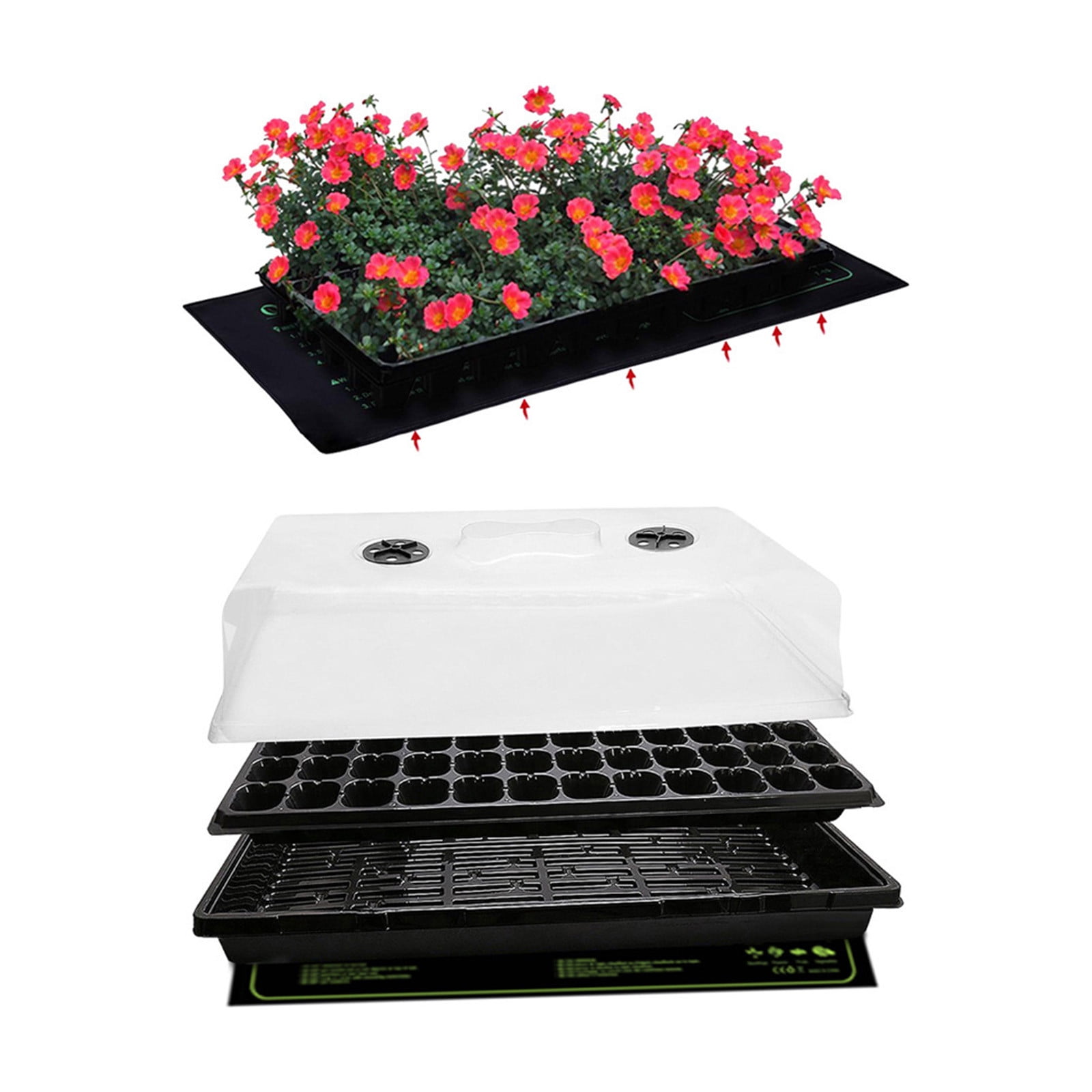 ESULOMP Heating Pad, 48"x20" Plant Heating Pad Heating Pad Seed Germination And Growth Pad