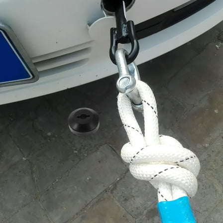 LOLIPPYY 2Pcs Winch Cable Stopper for Atv Heavy Duty Rubber Winch Protector with Easy Installation