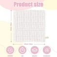 thumbnail image 2 of Baby Muslin Washcloths - Soft Face Cloths , Absorbent Bath Face Towels, Pack of 4White, 2 of 4