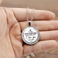 thumbnail image 5 of Olilia Inspirational Gifts Necklace to Son Daughter Gift from Mom Dad Never Forget That I Love You Family Jewelry Graduation Gifts (To My Daughter), 5 of 7