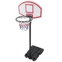 XiHuaZhaoChen  Portable Basketball Hoop Stand for Kids Juniors Height Backboard Starter Basketball System w/Wheels Indoor Outdoor