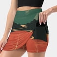 thumbnail image 3 of Midday Mountains Women's skirt With Pocket Vintage Skirt Printing A Line Skirts Summer Clothes Awesome Radical Sweet Chill, 3 of 7