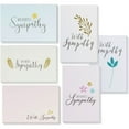thumbnail image 1 of 48-Pack Sympathy Cards Bulk, Greeting Card with Heartfelt Sympathy, 6 Assorted Floral and Foliage Designs, Envelopes Included, 4 x 6 inches, 1 of 9