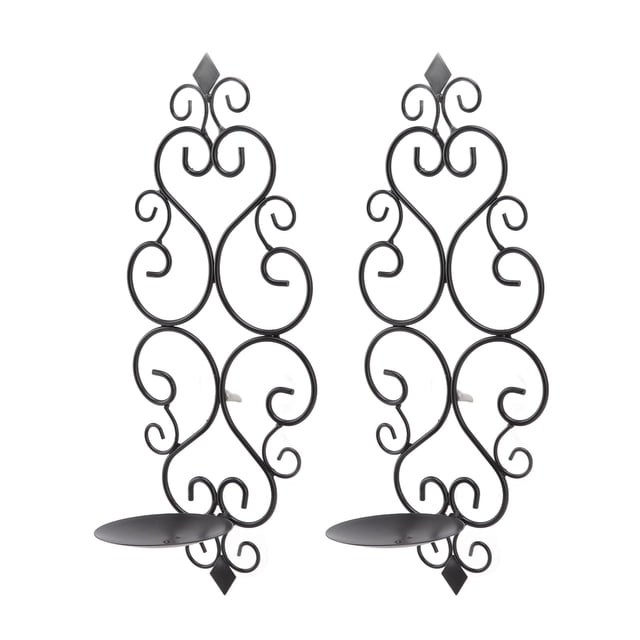 Bolesta de Velas, Diseño Plegable de Hierro Con Velas Montado en la Pared Resistente Duradera única para Bodas Para El Hogar
