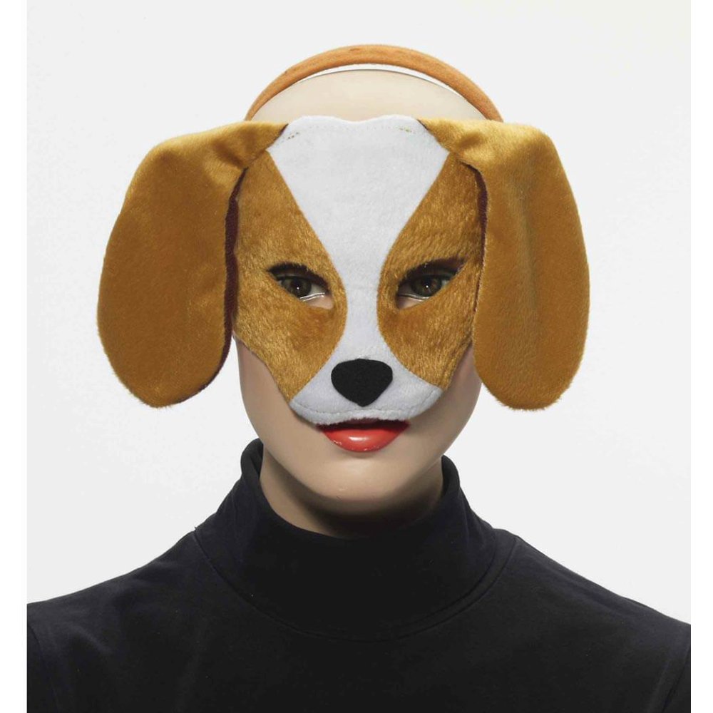 Deluxe Plush Animal Costume Mask Dog