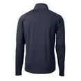 thumbnail image 3 of Men's Cutter & Buck Navy Kansas City Royals Adapt Eco Knit Hybrid Recycled Quarter-Zip Pullover Top, 3 of 3