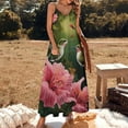 thumbnail image 2 of Flower Hummingbird Fine Art Sleeveless Dress Summer Dress Woman 2025, 2 of 7
