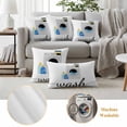 thumbnail image 6 of Laundry Room Outdoor Waterproof Pillow Covers, Modern Minimalist Washing Machine Decorative Square Throw Pillowcase Sofa Cushion Sham for Patio/Couch/Chair, 26"x26" 2 Pack, 6 of 8