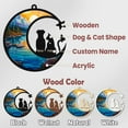 thumbnail image 4 of Dog and Cat Memorial Suncatcher – Pet Remembrance Gift, Sympathy Gifts for Dog Lovers, Light Catcher Window Hanging & Car Accessory, 4 of 4