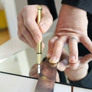 TSV Glass Cutter Tool, Anti-Slip Pencil Style Carbide Tip Cutting Tool for 3-12mm Mosaic Tile Mirror