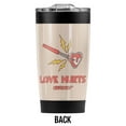thumbnail image 2 of Operation/Love Hurts Stainless Steel Tumbler 20 oz Coffee Travel Mug/Cup, Vacuum Insulated & Double Wall with Leakproof Sliding Lid | Great for Hot Drinks and Cold Beverages, 2 of 7