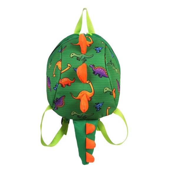 School Season Student Backpack Children Cute Funny Tail Dinosaur Pattern Zipper Cartoon Bag Small Laptop Backpack Backpack Water Bottle Holder Cordless Backpack Vacuum Mini Backpack Women Backpack