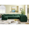 thumbnail image 3 of Meridian Furniture Jacob Green Velvet Modular Sectional, 3 of 9