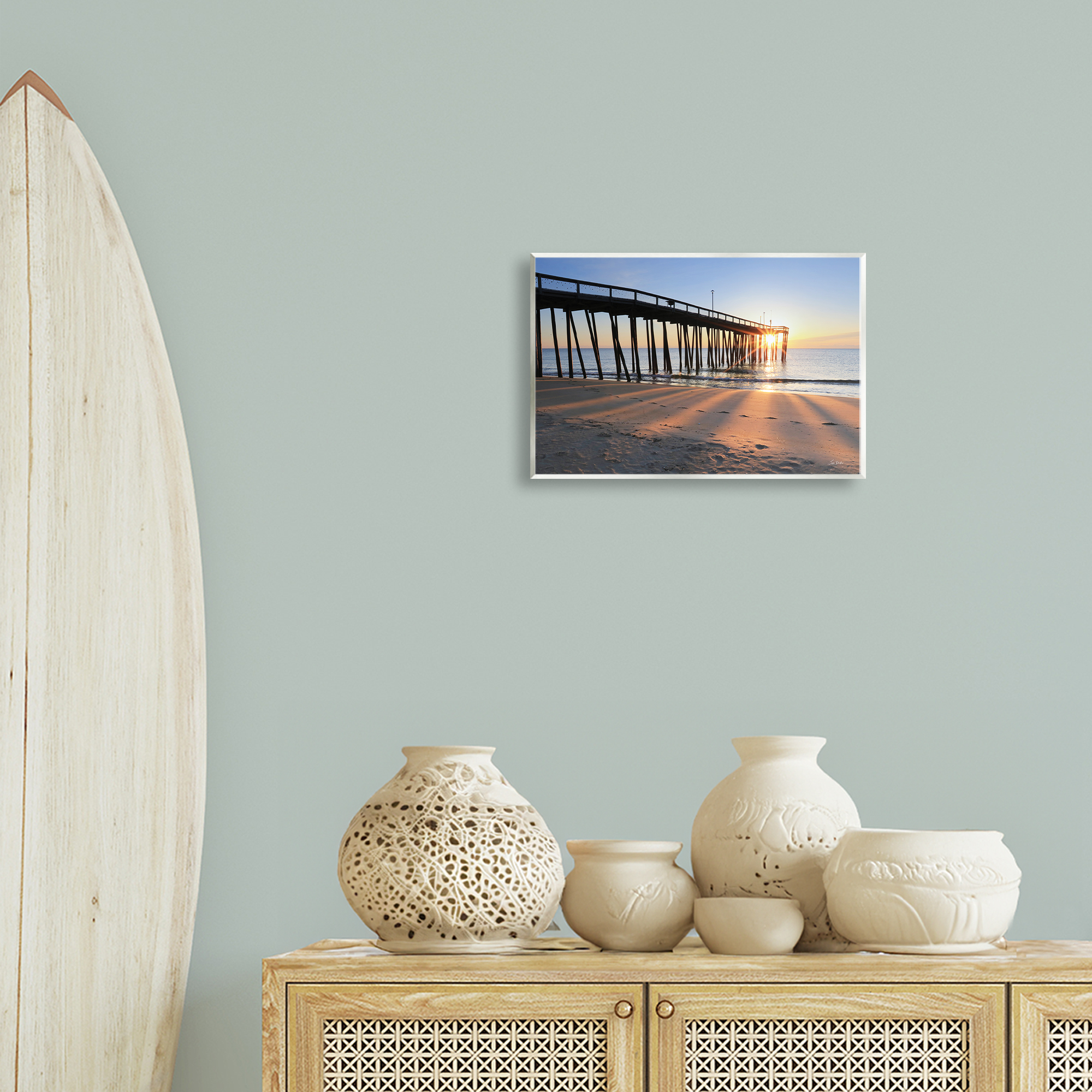 Stupell Industries Tall Sunlit Dock Landscape & Nature Photography Unframed Art Print Wall Art, 15 x 10