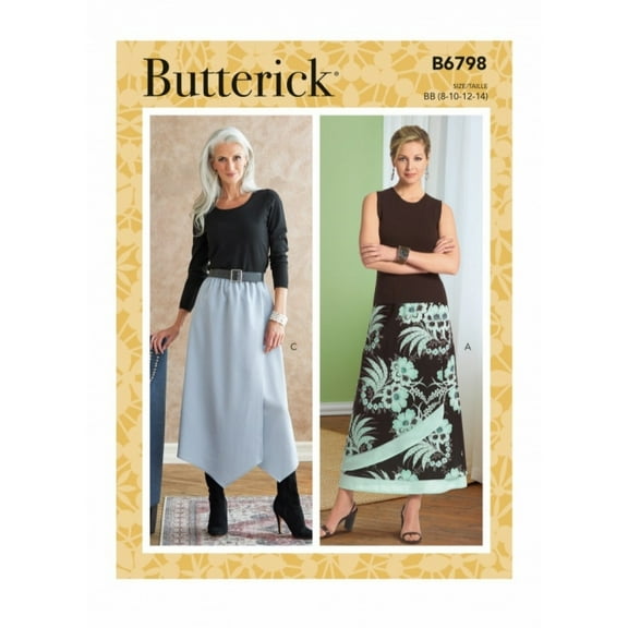 Butterick Sewing Pattern 6798 Skirts