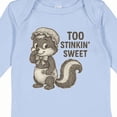 thumbnail image 4 of Inktastic Too Stinkin' Sweet Skunk Baby Humor Boys or Girls Long Sleeve Baby Bodysuit, 4 of 5