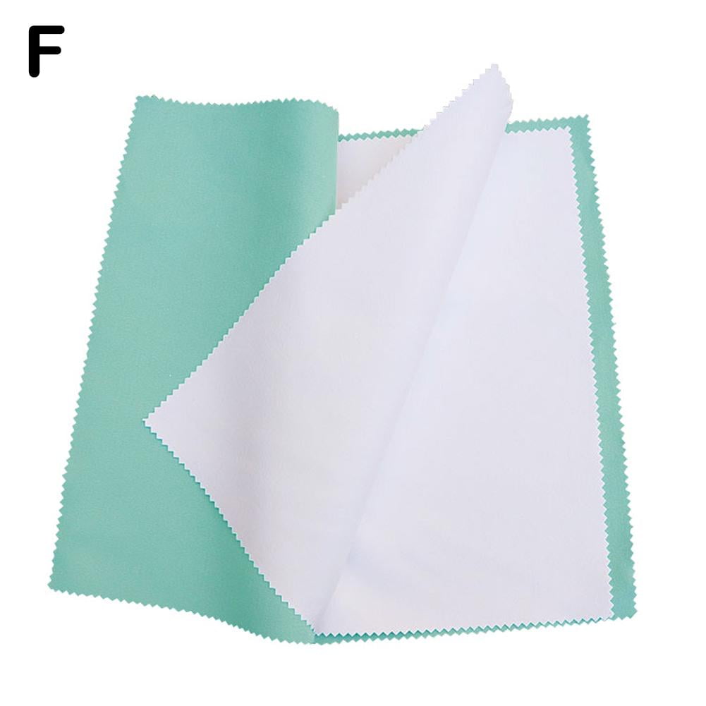 Professional Jewelry Cleaning Cloth, MultiLayer DoubleSided Jewelry Polishing Cloth for Gold