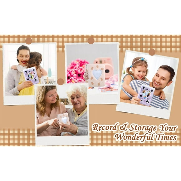 Guardoinrt Love Heart Hollow Photo Album Durable And Fadeless Gift For Loved Ones Wide Photo Card Holder