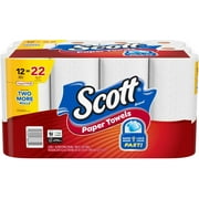 Scott Choose-a-Sheet Paper Towels, 12 Mega Rolls, 102 Sheets per Roll (1,224 Total)