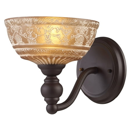 Elk Home 8-Inch Wide Norwich Sconce, Traditional, Oiled Bronze
