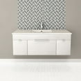 thumbnail image 2 of Cutler Kitchen And Bath Fv Textures48 Textures 48" Wall Mounted / Floating Single Vanity, 2 of 7