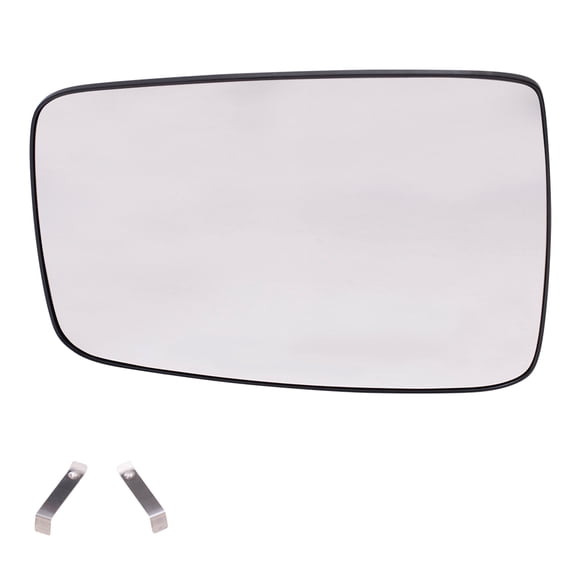 Brock Mirror Glass with Base for 2011-2018 1500 w/o Towing Package Left 68050297AA 2011-2018 2500