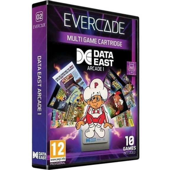 Evercade Data East Arcade Cartridge 1 (Electronic Games) (Nintendo DS)