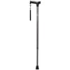 Hugo Mobility Adjustable Derby Handle Cane with Reflective Strap, Smoke