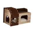 thumbnail image 3 of Casa cueva para gatos, escondite, resistente a arañazos, para escalar, , nido para gatitos, tablero rascador, protección de, 3 of 6