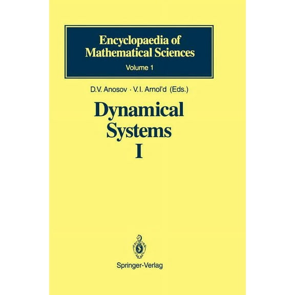 Problem Books in Mathematics Dynamical Systems I: Ordinary Differential Equations and Smooth Dynamical Systems, (Paperback)