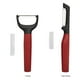 thumbnail image 3 of Juego de peladores KitchenAid Universal Y y Euro, Empire Red x2, 3 of 6