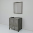 thumbnail image 5 of Lexora Home Jacques 30" Single Vanity with Mirror in Distressed Gray, 5 of 9