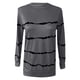 thumbnail image 4 of ICHUANYI Clearance Fashion Woman Long Sleeve T-Shirt Summer Printing Loose Blouse Tops(Dark Gray, L) ICHUANYI WER2023080808149, 4 of 6