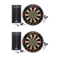 thumbnail image 1 of Viper League Pro Sisal Dartboard Starter Kit with Steel Tip Darts Set (2 Pack), 1 of 6