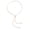Gold, variant on Versatile Pearls Lariat Necklace Pullable Neckchain Accessory for Party Attire