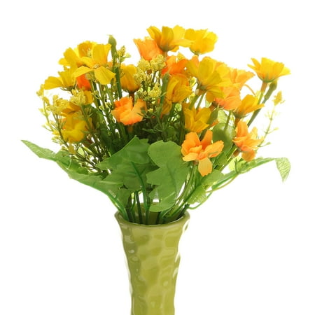 - Artificial Fake Silk Flowers Leaf Home Wedding Party Garden Decoration 28Heads Valentine's Day Decoration