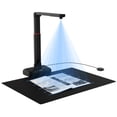 thumbnail image 1 of VIISAN - Escáner de documentos USB con tamaño máximo de captura A2, 130 idiomas OCR, tecnología de aplanamiento automático y deskew, tecnología de eliminación de huellas dactilares, escaneo rápido, 1 of 5