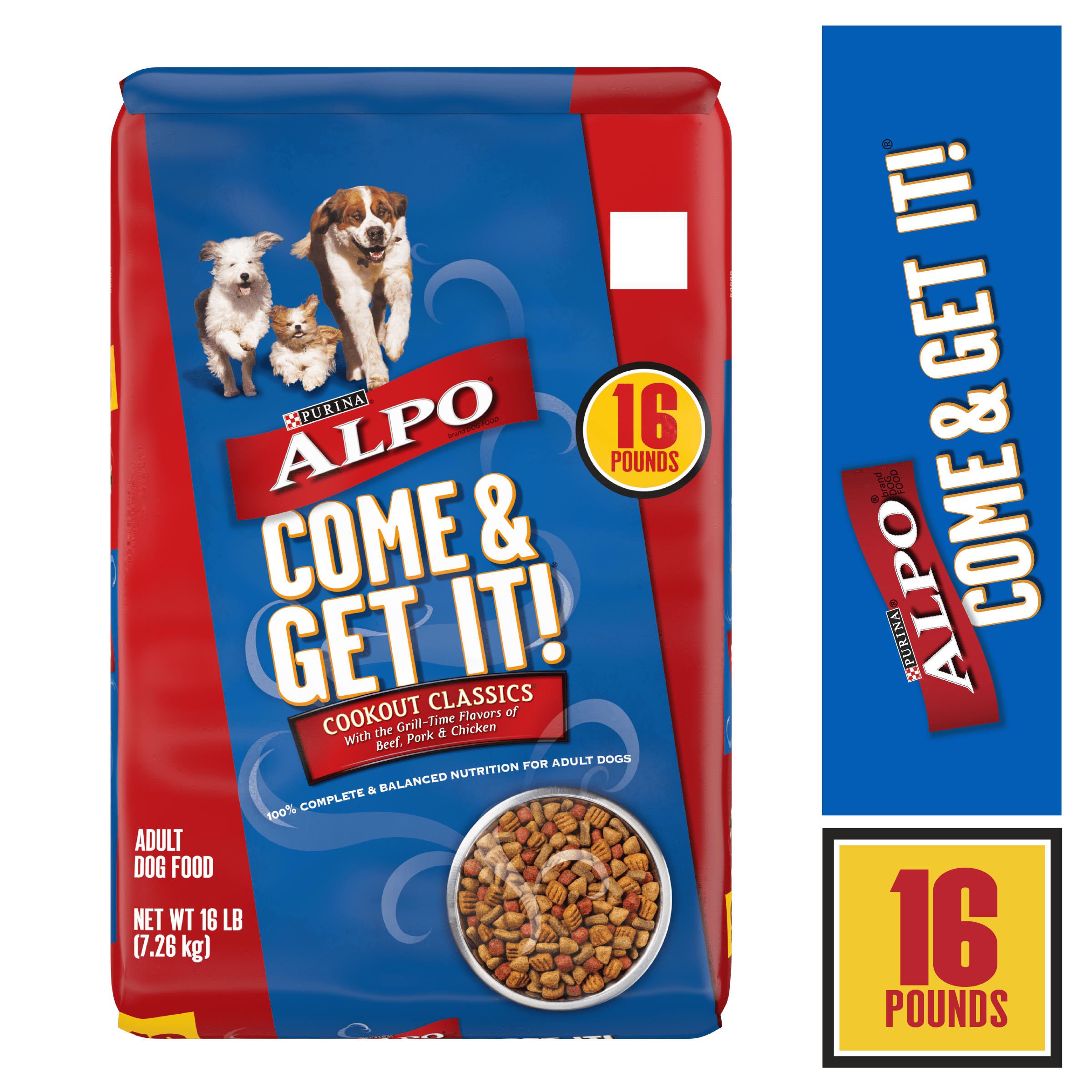 Purina ALPO Dry Dog Food, Come & Get It! Cookout Classics ...