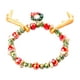thumbnail image 2 of de Noel, de abalorios rico y con colgante, colores mezclados nacarados para de Navidad, adultos, Cuerno de Salvador Dali Pulsera de cuentas, 2 of 7